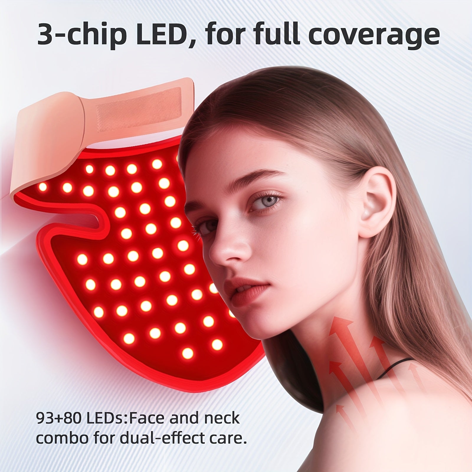 LED Beauty Mask for Home Use, Typically 10\u002F15\u002F20 Minutes, Convenient and Portable, USB, Best Choice for Mom and Girlfriend