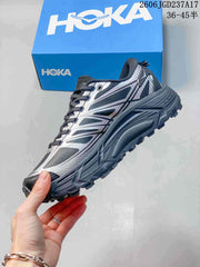 HOKA U Mafate Speed 2 Trail Running Shoes, Silver Grey
