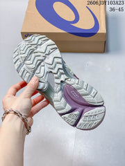 ASICS Gel-Kahana 8 Outdoor Sneakers, White and Burgundy
