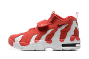 Nike Air More Uptempo Red and White Sneakers