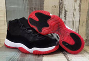 Jordan 11 Black and Red High-Top Sneakers