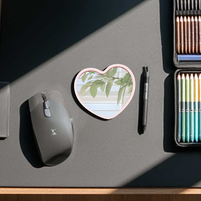 1\u002F24\u002F48pcs Portable Mini Makeup Mirrors - Compact Travel-Friendly Glass Mirrors with Floral Design, No Battery Needed, Perfect for Weddings, Mother'S Day Gifts & On-the-Go Beauty, Wedding Accessories, Polished Finish, Durable Plastic Frame