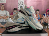 Nike Blue Camouflage Basketball Sneakers