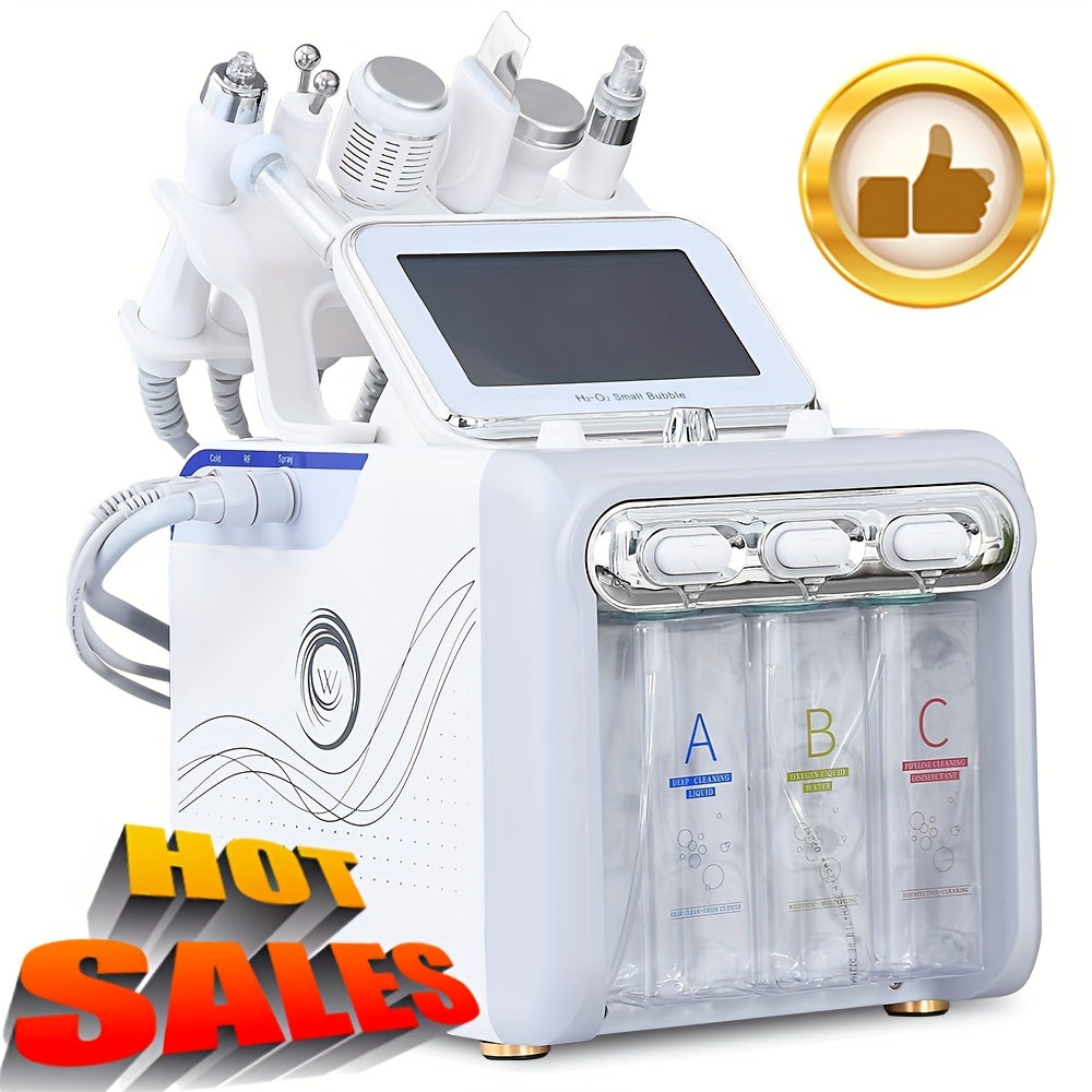 6 In 1 Hydrogen Oxygen Facial Bubble Beauty Skin Cleaning Machine 6 In 1 Face Facial Machine