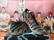 Nike LeBron 12 Basketball Shoes Black Grey Orange