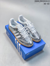 adidas Samba OG Silver Low-Top Sneakers