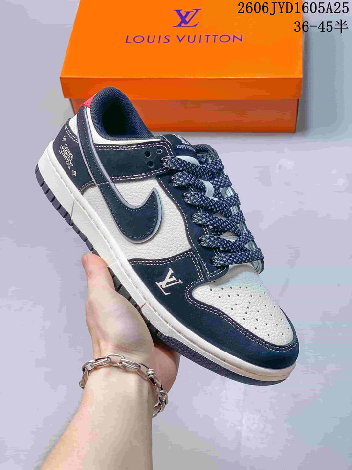 Nike SB Dunk Low Stüssy-Inspired Colorblock Sneakers