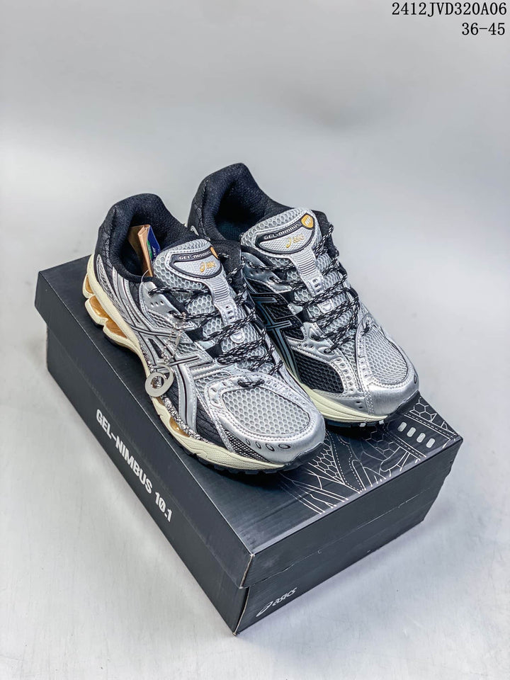 ASICS GEL-Nimbus 10.1 Sneakers Silver Black 1203A543-400