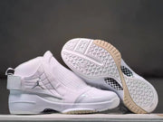 Jordan 19 White High-Top Basketball Sneakers