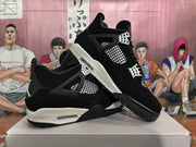 Jordan 4 Black White High-Top Sneakers