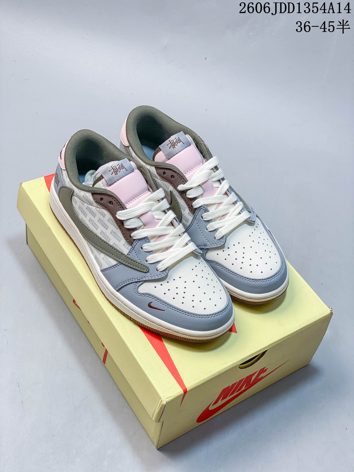Nike Air Jordan 1 Low Travis Scott DIY Custom Sneakers
