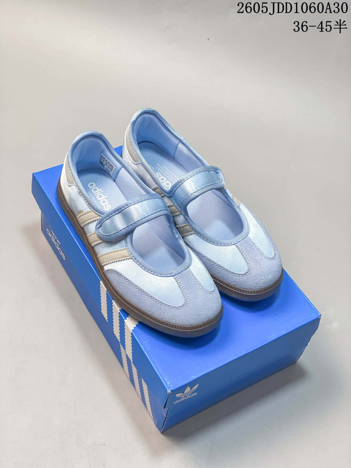 Adidas Samba Jane Blue Mary Jane Sneakers
