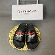 Givenchy Slide Sandals with Graphic Strap