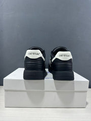 Off-White Out Of Office Sneakers Black White OMAI89C99LEA0191001