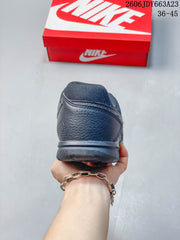 Nike Gato Low-Top Sneakers in White and Red
