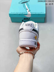 Nike Court Vision Low DIY White Custom Sneakers