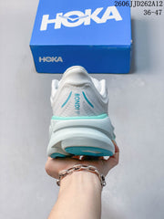 HOKA Bondi 9 White Running Shoes