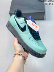 Nike Air Force 1 '07 Low Sneakers in Orange and Mint