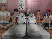 Jordan 4 White Purple Sneakers
