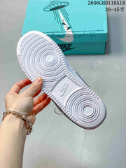Nike Court Vision Low DIY Custom White Sneakers