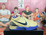 Nike Basketball Sneakers Barcelona Yellow Blue