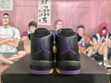 Jordan Lakers Basketball Sneakers Black Purple Yellow
