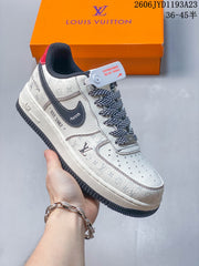 Nike Air Force 1 Low Louis Vuitton-Style Sneakers