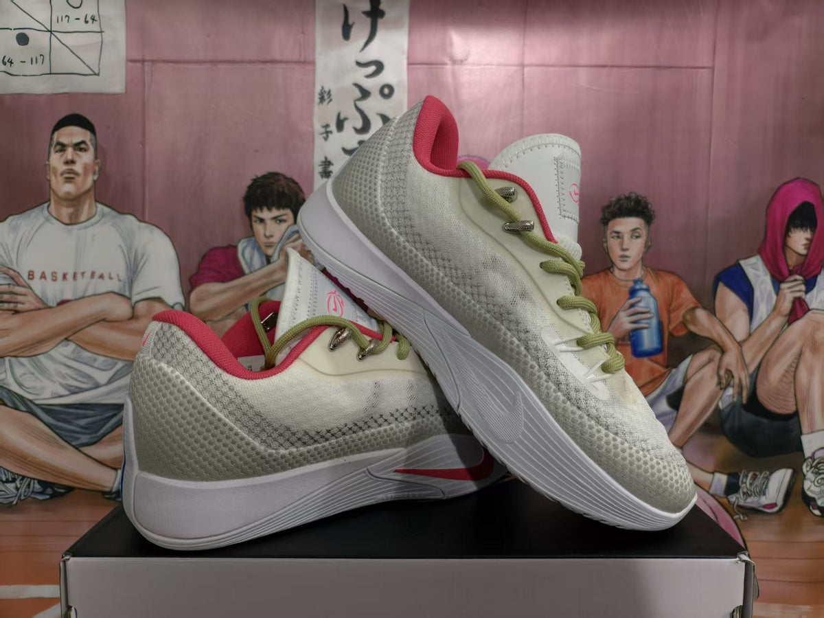 Nike Basketball Sneakers White and Lemon