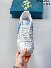 Nike Air Force 1 Low New Year White Blue Sneakers