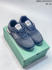 Lacoste Men's Navy Blue Lace-Up Casual Sneakers 06JJD423A23