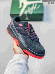 Jordan Flight Court Sneakers in Black and Red