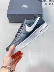 Nike Air Force 1 ’07 Low Sneakers, Gray and White