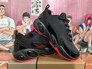 Nike Black and Red Basketball Sneakers
