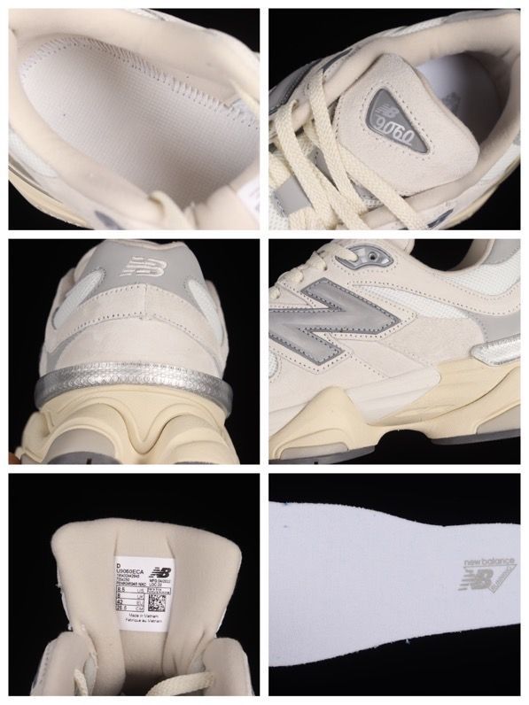 New Balance 9060 U9060ECA Sneakers in Cream and Grey