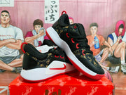 Nike LeBron Basketball Sneakers Black Red Gold