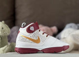 Nike Kobe 2 Kids' High-Top Sneakers White Red Gold