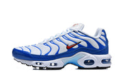 Nike Air Max Plus White and Royal Blue Sneakers DM032 107