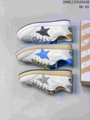 Golden Goose Superstar Low-Top Sneakers, White with Star Detail