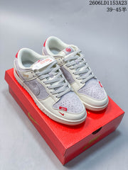 Nike SB Dunk Low Stüssy-Style Sneakers, Light Gray FC1688-206