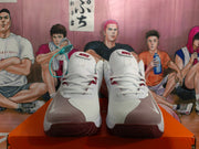 Nike Basketball Sneakers White and Burgundy