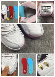 Air Jordan 12 Cherry Blossom Pink Kids Sneakers