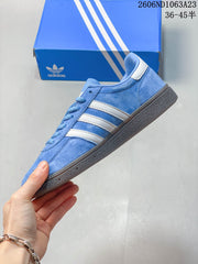 Adidas Originals Samba Vegan OG Blue Low-Top Sneakers
