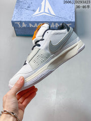Nike Ja 1 EP Basketball Shoes White Gray DR8786