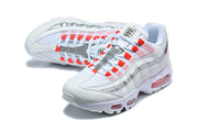 Nike Air Max 95 TT Sneakers, White, Silver and Red