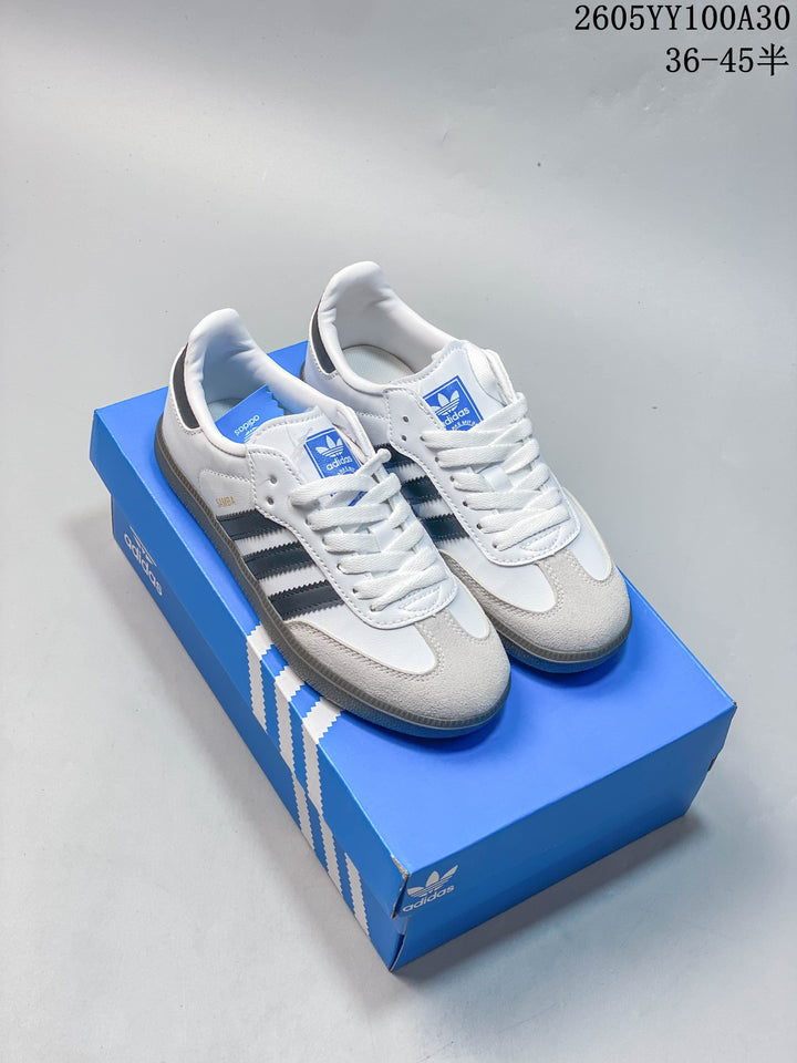 Adidas Originals Samba OG White and Black Sneakers