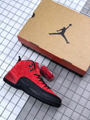 Jordan Air Jordan 12 Reverse Flu Game Red Black Sneakers CT8013-602