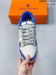 Nike SB Dunk Low Style Sneaker, Cream and Blue FC1688-206