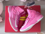 Nike LeBron 10 Pink Kids High-Top Basketball Shoes