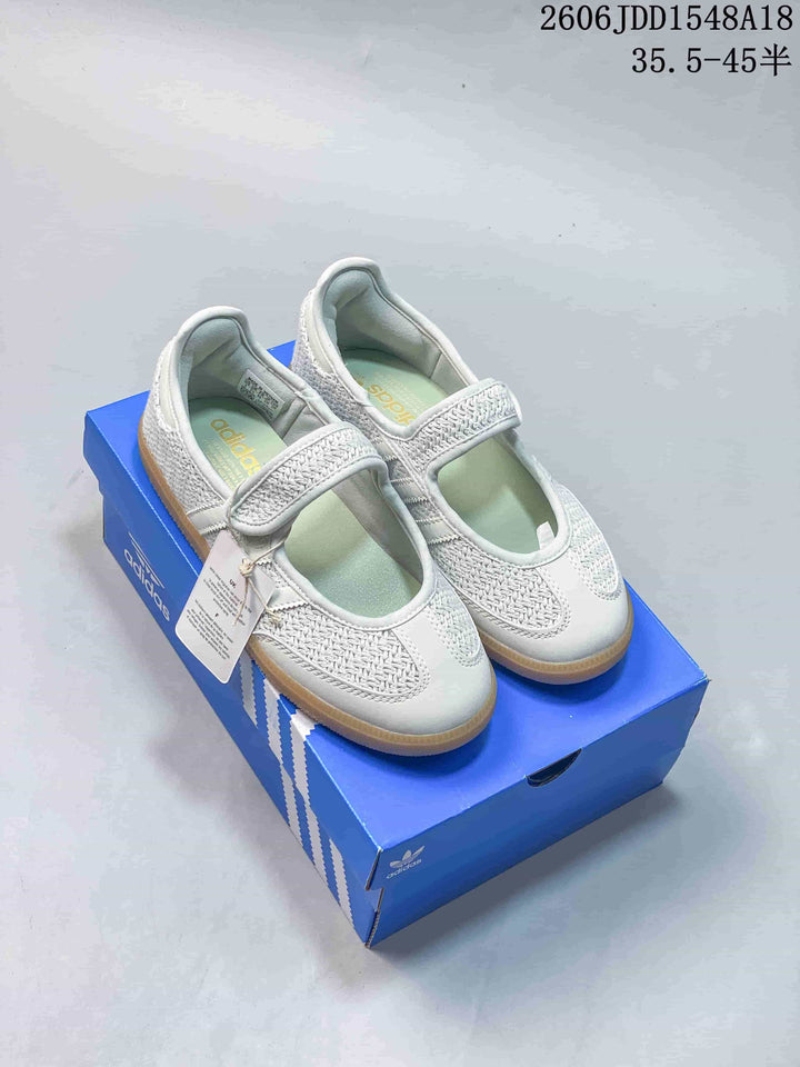 Adidas Samba Jane White Mary Jane Sneakers