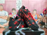 Nike Black and Red Basketball Sneakers
